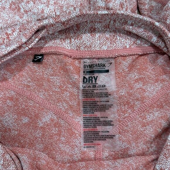 Gymshark Fleur Moroccan Pink Brick Marl Texture Legging Medium Athletic Sporty - Picture 6 of 6